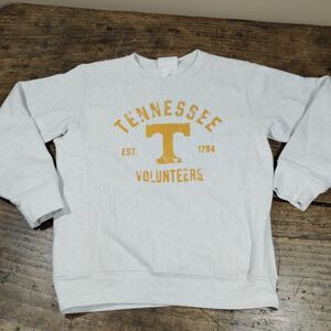 Champion Tennessee Titans YM Sz 7/8 Sweatshirt Gray Crew Reverse Weave Youth
